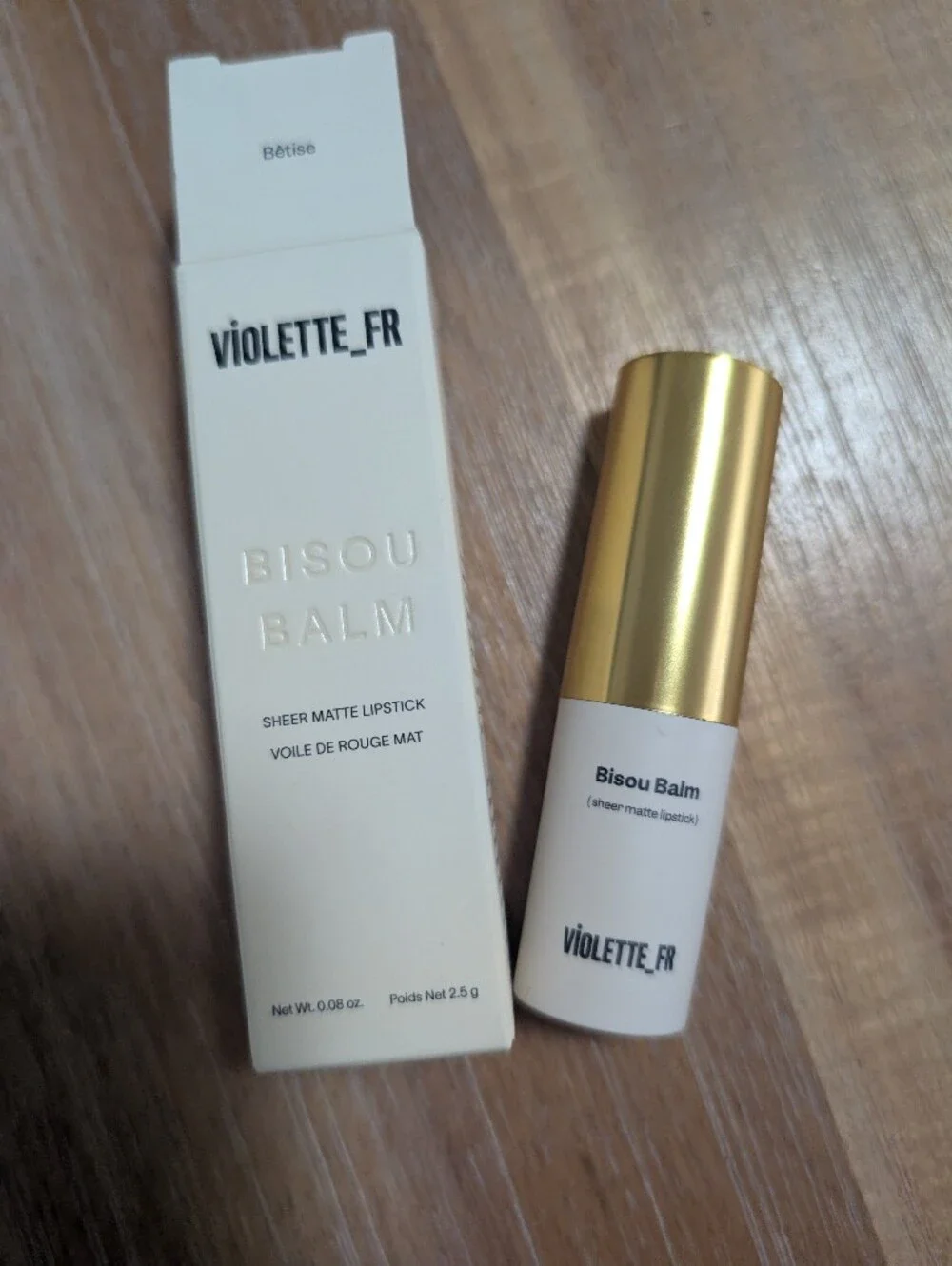Violette_fr Bisou Balm Sheer Matte Lipstick